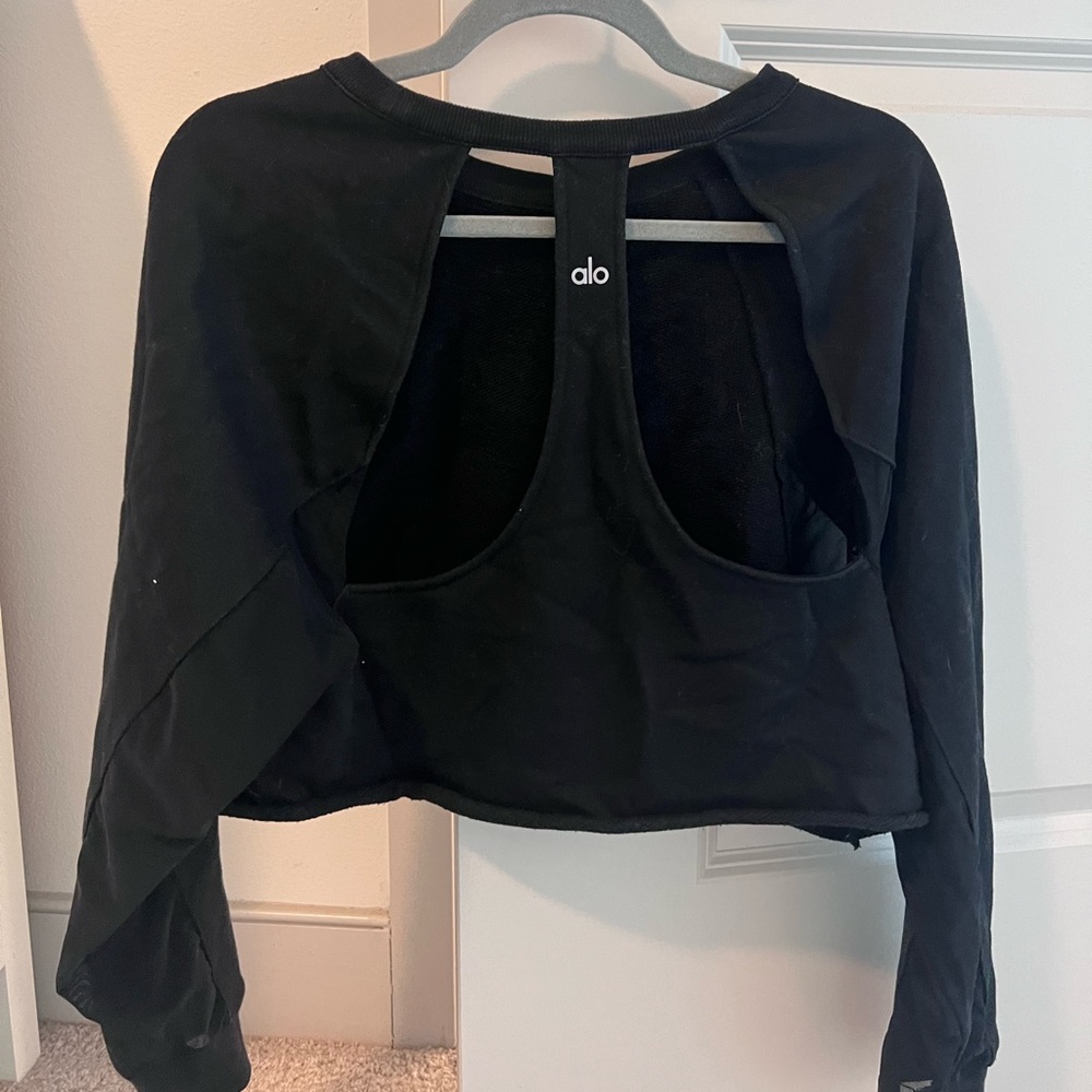 Alo Yoga Open Mesh Back Sweatshirt